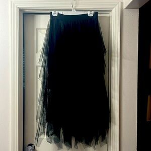 Like New Tulle Maxi Skirt